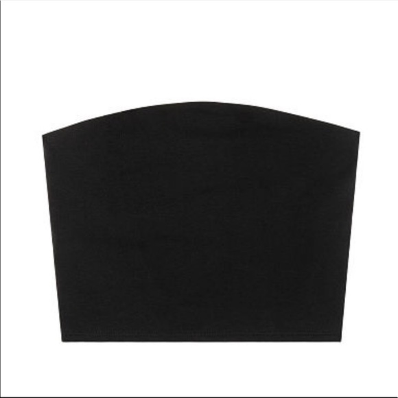 VS PINK Black Unlined Bandeau Crop Tube Top - Picture 2 of 9
